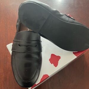 Venettini Black Kids Penny Loafers Slip-On